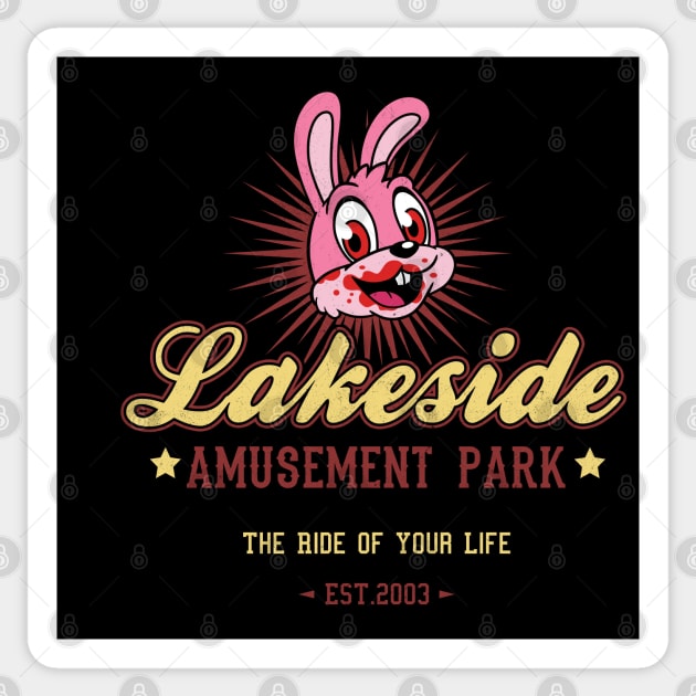 Silent Lakeside Park Sticker by SunsetSurf